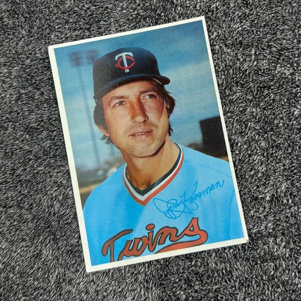 1980 Topps Jerry Koosman Minnesota Twins Baseball Card 38 of 60 5x7 Photo